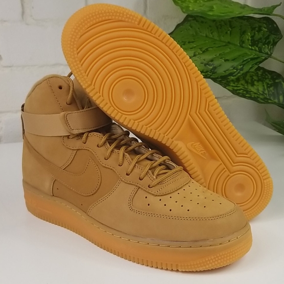 Nike Air Force 1 High 'Flax' 882096 200 Me… - Picture 8 of 12